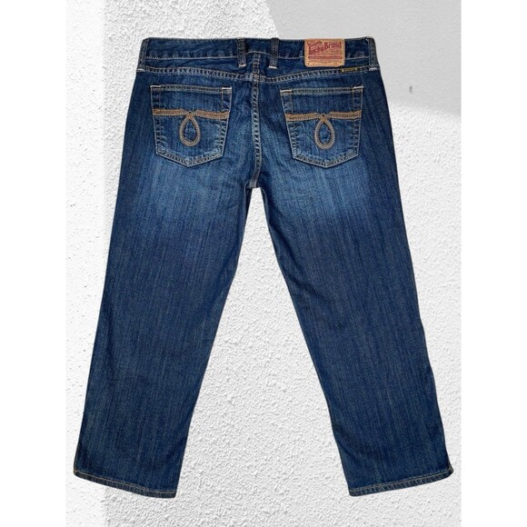 NWT Lucky Brand Islander Lola Crop Jeans Womens 10/30 Dark Wash Denim Mid Rise - Picture 4 of 8